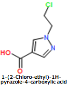 CAS#1-(2-Chloro-ethyl)-1H-pyrazole-4-carboxylic acid
